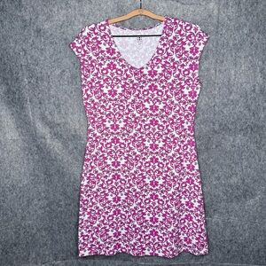 Title Nine Pink/White Paisley Print Performance‎ Dress- Sz M
